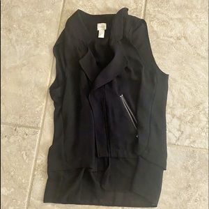 Black Chicos vest, size one